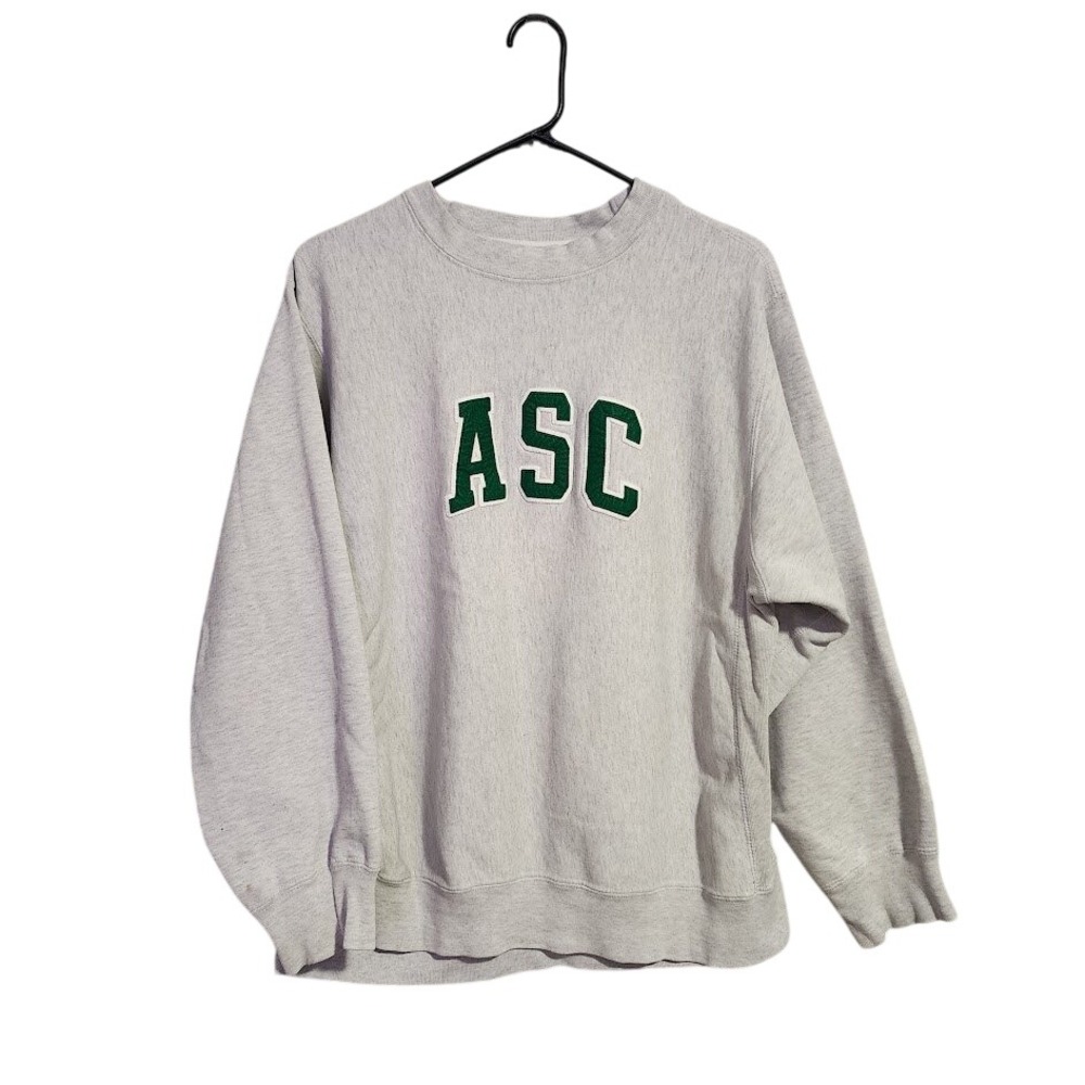 MV SPORT PRO-WEAVE 90s ASC College Sweatshirt Vintage Minimalist M‎